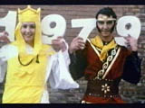 Andrew Iann and friend dressed as Monkey and Tripitaka on 'I Love The Seventies: 1979'