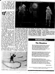 Second page of David Weir interview in Radio Times magazine from 1979