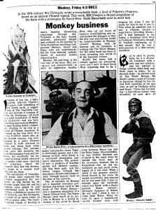 First page of David Weir interview in Radio Times magazine from 1979