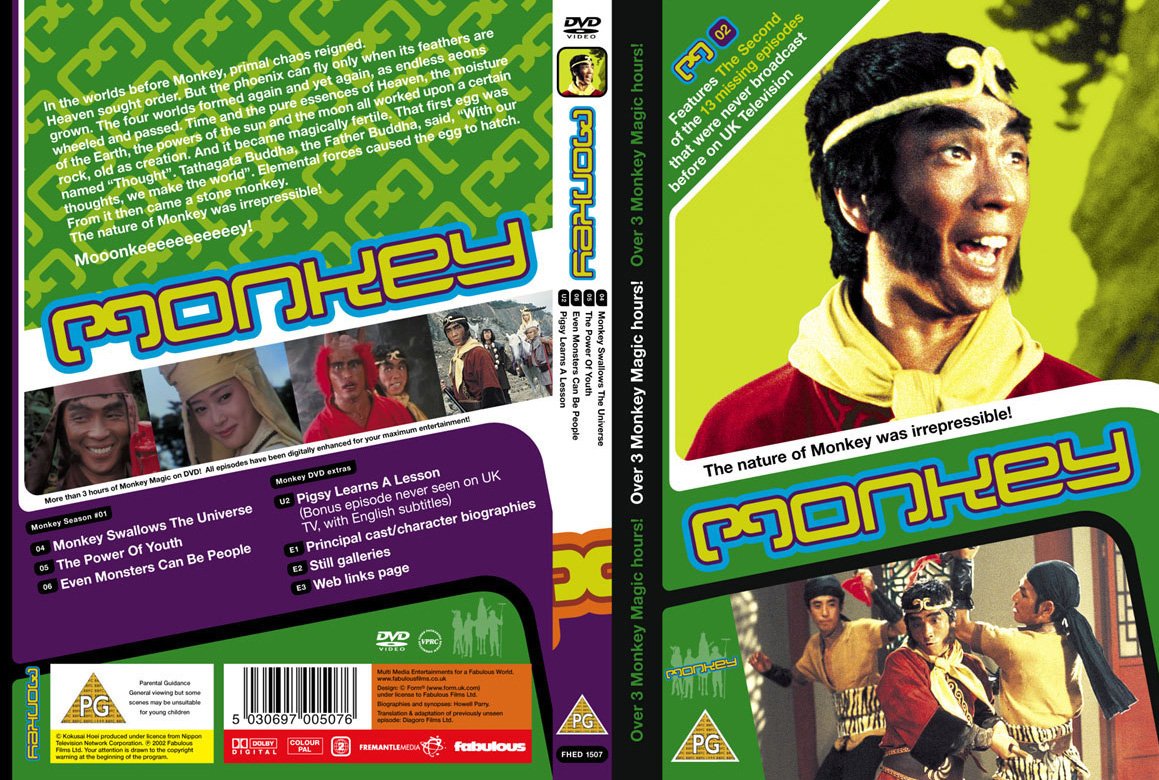 Monkey DVDs (UK) - DVD Box Designs