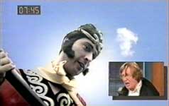 David Collings in Monkey feature on RI:SE TV, Tuesday 27 August 2002