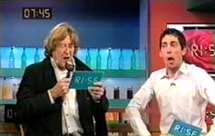 David Collings in Monkey feature on RI:SE TV, Tuesday 27 August 2002