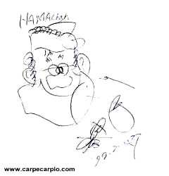 Toshiyuki Nishida autograph given to American fan in Tokyo